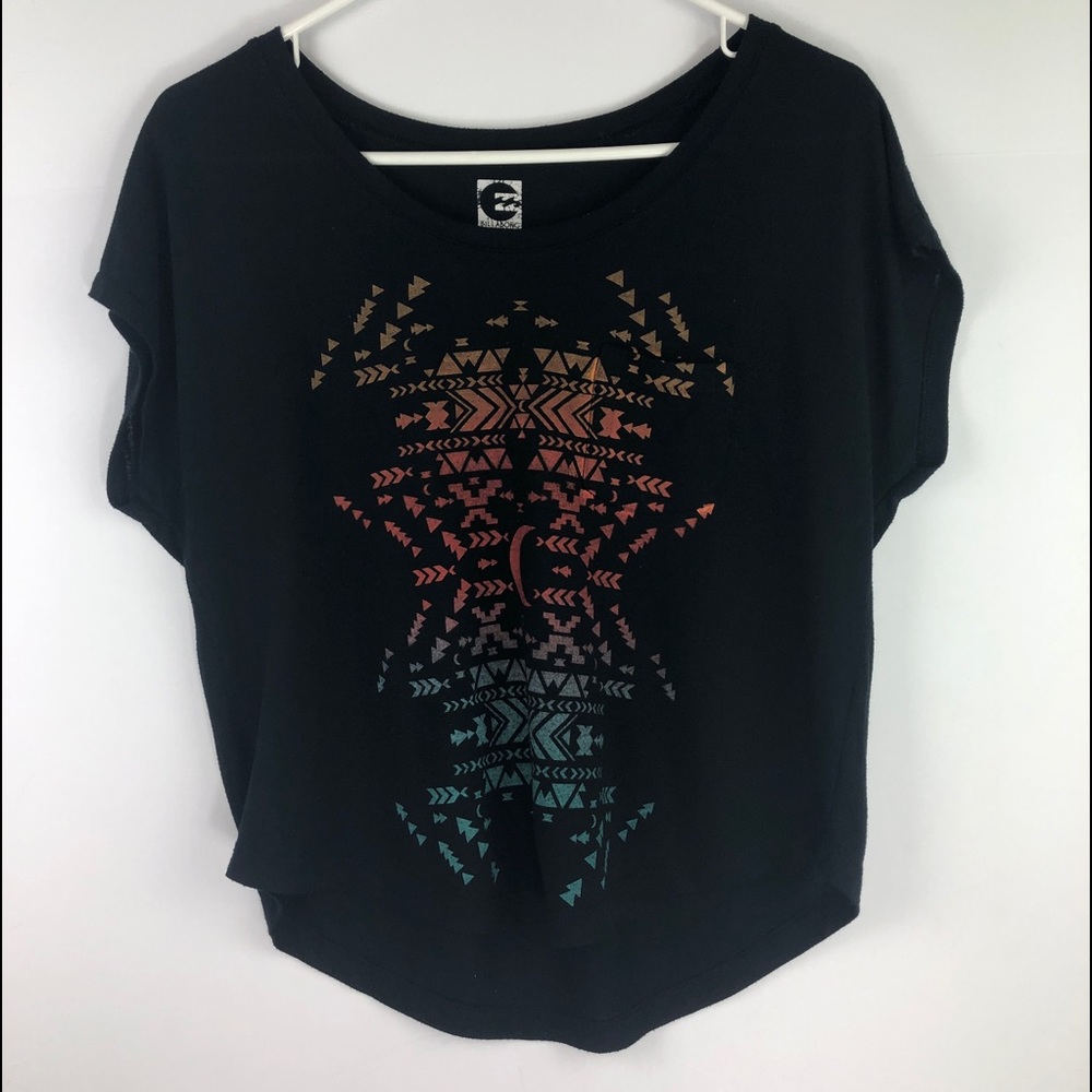 Billabong Southwest Aztec Crop Tee - Picture 1 of 6
